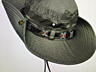 Шляпа солнцезащитная-панама унисекс хлопок регулируемая трансформируем
