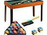 Joc Basket, cu 2 inele si 4 mingi, tablă electronică+Masă cu 15 Jocuri