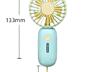 Компактный, перезаряжаемый вентилятор, новый, в упаковке.