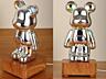 3D Ночник Bearbrick Мишка С Эффектом Фейерверк Стеклянный RGB 8 Цветов