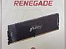 DDR4 DIMM 8Gb (3600MHZ) Kingston Fury Renegate PC4-28800,CL16,радиатор