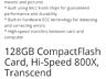 Compact flash 128gb