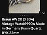 Часы BrAun AW 50. Описание на фото и скриншотах.