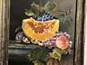 Картина маслом «Натюрморт с тыквой и виноградом»