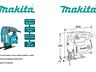 Оригинальный лобзик Makita 450 Вт в хорошем состоянии 9/10