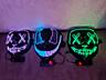 Продам НОВУЮ неоновую МАСКУ светится ярко ночью ПЕРЧАТКИ СКЕЛЕТ СВЕТЯТ