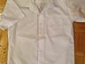 Белые рубашки, шорты лен