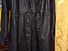 Продам кожаное пальто
