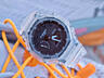 Casio G Shock GA 2100H Прозрачные, часы, оригинал, мужские часы casio,