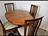 Стол с 6 стульями из вишнёвого дерева! Германия 130/190/250