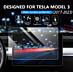 Tesla Model 3/Y. Защитное ударопрочное стекло для экрана от сколов.