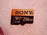 Продаю Карта памяти SONY, Micro SD XC. 256Gb. V60, C10, A2, U3. Новая