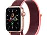 Apple Watch SE Gold Aluminium Case with Plum Sport Loop