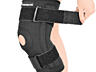 Наколенник ортез (Чулковый и на липучках с шарнирами)