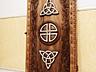 Нарды ореховые резные картина Бесконечность эксклюзив!
