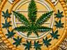 Нарды резные картина Марихуана эксклюзив!