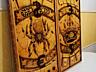 Нарды резные картина Паук и Корона эксклюзив!