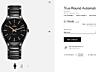 Rado True Round Automatic High Tech Ceramic Часы Ceas RRP 2000 Euro
