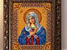 Вышивка бисером Икона Божией Матери