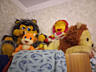 Кресло качалка в виде медведя для маленьких 200лей. Меховые игрушки.