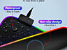 RGB LED геймерский цветной игровой коврик для клавиатуры и мыши