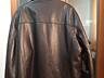 Мужская кожаная зимняя куртка, XXL