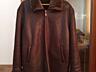 Мужская кожаная зимняя куртка, XXL