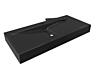 Раковина, Умывальник, накладная 100см Black