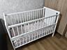 Детская кроватка с маятником и матрасиком, три режима высоты, целые