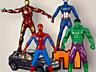 Набор 4 шт. набор и 2 шт. Куклы Spider-Man, Капитан Америка, Железный