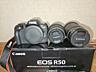 Продам фотоаппарат Canon EOS R50 Black KIT