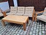 Комплект из массива, кресла на 5 персон и стол в комплекте