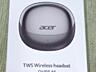 Блютуз-наушники "ACER", новые, в запечатанной упаковке.