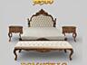 Резные классические кровати из массива