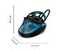 Statie de calcat Tefal Pro Express Vision GV9822E1, jet de aburi 750 g