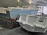 Работы по катерам со стеклопластиковым корпусом перед летним сезоном.