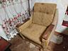 КРЕСЛО с ДЕРЕВЯННЫМИ подлокотниками на перетяжку или дачу