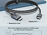 uni 4K DisplayPort to HDMI Cable 6.6FT