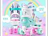 Роликовые коньки Sulifeel Rainbow Unicorn, регулируемые, размер 28-31