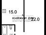 Відмінна 1-кімнатна на вул. Паньківській 27/78. Площа: 50/22/15 кв.м. 