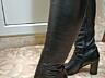 Женские кожаные сапожки.