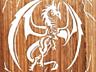 Нарды ореховые резные картина Кельтские Драконы эксклюзив!