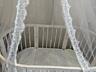 Кроватка трансформер + маятник + балдахин + 2 комплекта бортиков
