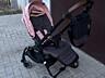 Прогулочная коляска с реверсивным блоком для девочки
