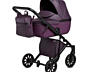 Универсальная коляска 2 в 1 Anex Cross CR(09) Dark Plum Экокожа