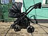 Коляска BABY PRAM. ЭКО кожа, 2 в 1, комфорт и безопасность.