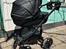 Коляска BABY PRAM. ЭКО кожа, 2 в 1, комфорт и безопасность.