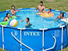 Продам новый Каркасный бассейн INTEX Metal Frame (круг) 4.57 х 1.22 м