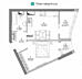 Однокомнатная квартира в современном жилом доме на этапе ...