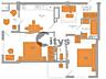 Apartament - 63m -70m  m²  , sos Hincesti